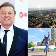 Photo of Sean Bean, left, via PA and stills from Project Yorkshire seen right via Elsa Media.