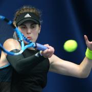 Maia Lumsden won in straight sets, when less than a year ago, she did not know if she would ever play tennis again. Picture: Nigel French/PA Wire.