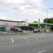 The garage site - next to a car wash business