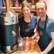 Sarah Chris Dinnewell are delighted that three Dinnewell's Gin Company offerings have been awarded medals at a recent competition