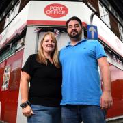 The Stationery Cupboard's Anthony and Alexandra Clegg are the proud new owners of Bingley Post Office on Main Street. Picture: T&A