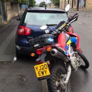 The vehicle seized by Steerside officers