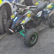 Police seize quadbike driven on footpath