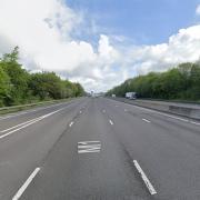 The northbound carriageway of the M1, near junction 30 and Rotherham and Sheffield. Picture: Google Street View
