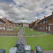 A woman smeared poo on her neighbour's door on Coxwold Walk in Allerton, Bradford