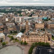 Bradford city centre, captured by William D Oliver