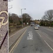 A cyclist collided with a parked car on Allerton Road, at its junction with Rhodesway. Left Picture: Pixabay. Right Picture: Google Street View