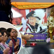 Prayers for The Queen by Bradford's Hindu community. Picture: Newsquest, Mike Simmonds