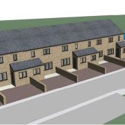 AN artist's impression of the planned homes