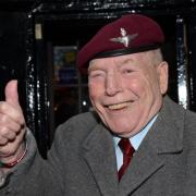 Much loved veteran paratrooper Cyril Bayliss, pictured