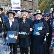 The All Together Now Choir marks Haworth Steampunk Weekend in the subculture's style
