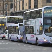 Some First bus routes are running late today