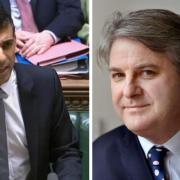 Shipley MP Philip Davies, right, is backing Rishi Sunak as Prime Minister