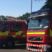 Fire engines were called to a fire in a Heckmondwike home