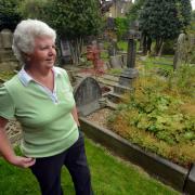 Margaret Gray is appealing for volunteers to help maintain Heaton Graveyard