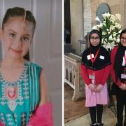 Zahra Ahmed, pictured left, and two of Lapage Primary School’s Community Heritage Volunteers, right
