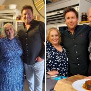 The Yorkshire Forager Alysia Vasey pictured with top chefs James Martin, Tom Kerridge and Galton Blackiston