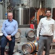 Tomasz Lenartowicz, left, and Dominic Smith, directors of new Bradford firm Collective Motion Brewing
