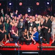 All of the winners celebrate receiving the 2022 Telegraph and Argus Retail, Leisure and Hospitality Awards
