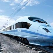 Artist's impression of how a new high speed rail train could look