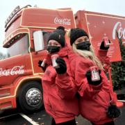 People can get a free can of Coca-Cola when the truck rolls into Bradford