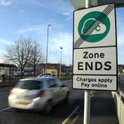 Clean Air Zone signage in Bradford