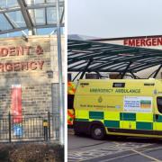 A&Es department at Bradford Royal Infirmary and Airedale Hospital have been 