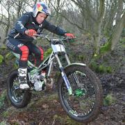Dougie Lampkin was in top form at Howden Wood, Silsden, last week, winning the historic Boxing Day trial there without incurring a single penalty. Picture: Brian Ayrton.