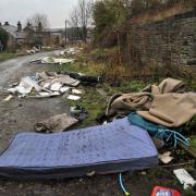 Fly-tipping on Airedale College Road