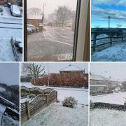 Snow in Bradford and surrounding areas this morning