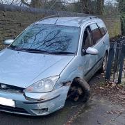 A car allegedly used in anti-social behaviour incidents was seized by police in Bradford