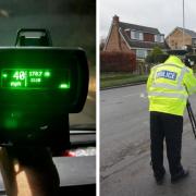 Speed checks were carried out in Dewsbury as part of a neighbourhood policing week of action