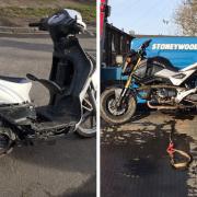 Bradford South NPT have taken two nuisance motorbikes off the road