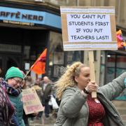'No ifs, no buts, no education cuts': Teacher strikes rally in Bradford