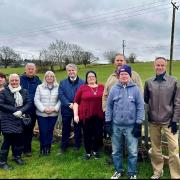 Objectors oppose the building of 155 homes in Cottingley