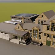 An artist's impression of the planned village hall (Roost Architects)