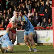 Action from Cougars' home game with Newcastle in the Betfred Championship last season.