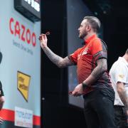 Joe Cullen in action during his European Championship defeat against Ross Smith last year.