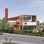 An artist's impression of the planned energy centre