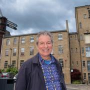 Actor John Middleton at Sunny Bank Mills in Farsley where Emmerdale used to be filmed