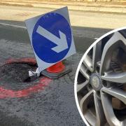 The “very large” pothole on the B6429 at Manywells Brow in Cullingworth which appeared in April