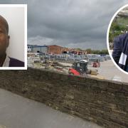 Former Deco-Pak company director, Michael Hall, 66, of Hullen Edge Lane, Elland (left) has been jailed after 48-year-old employee Andrew Tibbot (right) was crushed to death by a powerful machine at the site (main picture)