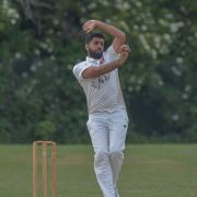 Moin Hussain was key bowler for Hartshead Moor. Photo: RAY SPENCER
