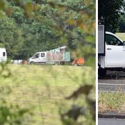 Caravans moved onto playing fields at Thornbury