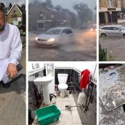 Residents like Mohammed Ilyas have complained about gullies as flash flooding overwhelmed Horton Grange Road this week