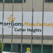 The Morrisons distribution centre at Cutler Heights