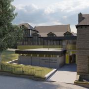 An artist's impression of the planned work to the Village Hall (Roost Architecture)