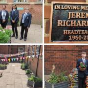 A memorial garden has been opened at Beckfoot Thornton School in memory of former headteacher Jeremy Richardson