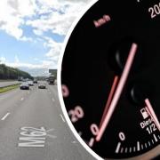 A man from Oldham was clocked at 125mph on the M62