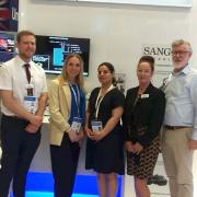 Representatives of Sangha Metrology at the Paris Airshow, the biggest aviation and aerospace event in the world